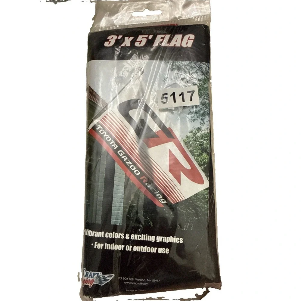 TRD 3'x5' Flag Banner Toyota Gazoo Racing